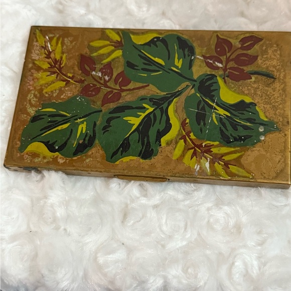 Vintage Manhattan British Made Case- hand painted mid-century Metal Case - Picture 2 of 8